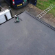 Flat rubber roof derby